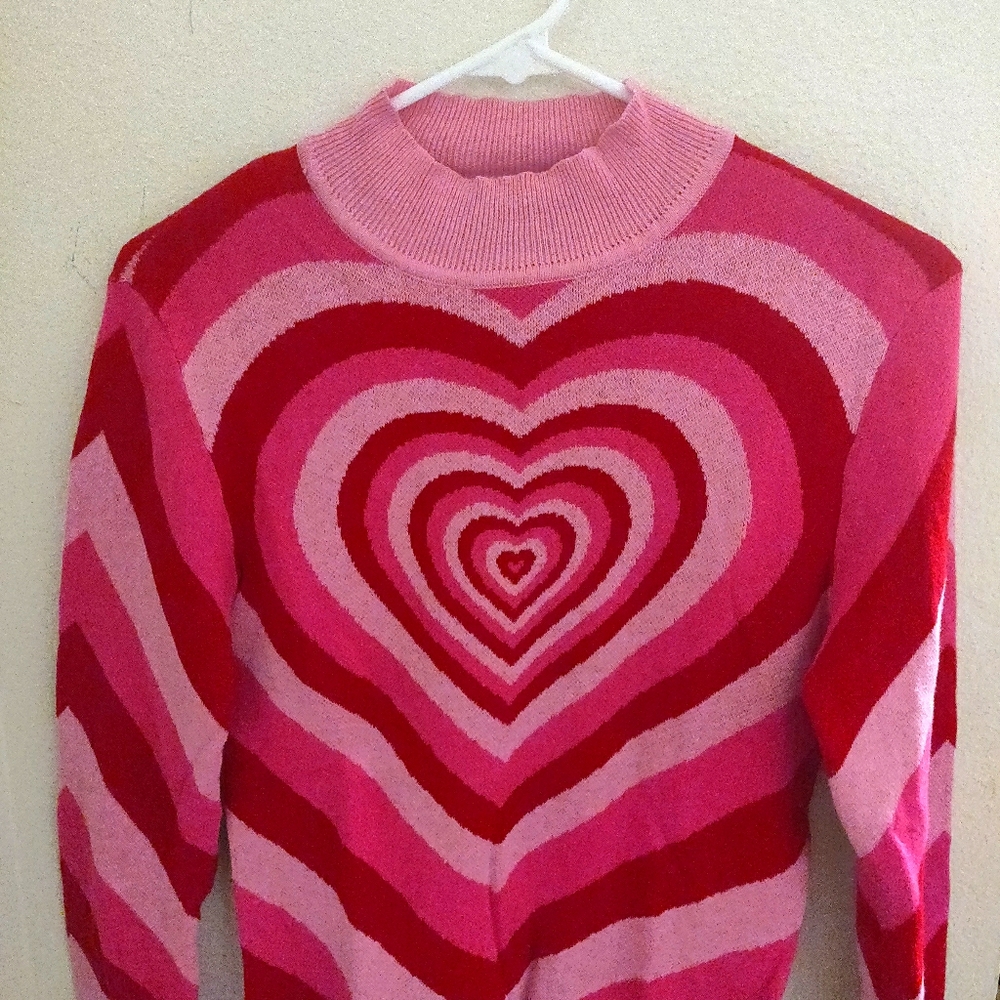 Genuine lazy oaf powerpuff heart sweater